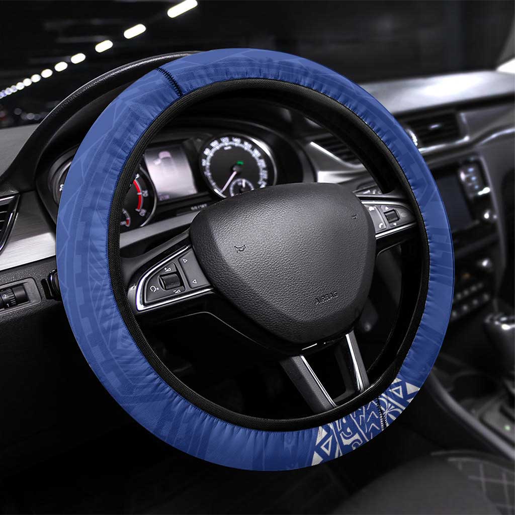 Samoa 685 Steering Wheel Cover Samoan Pride Coat Of Arms - Polynesian Pride