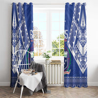 Samoa 685 Window Curtain Samoan Pride Coat Of Arms - Polynesian Pride