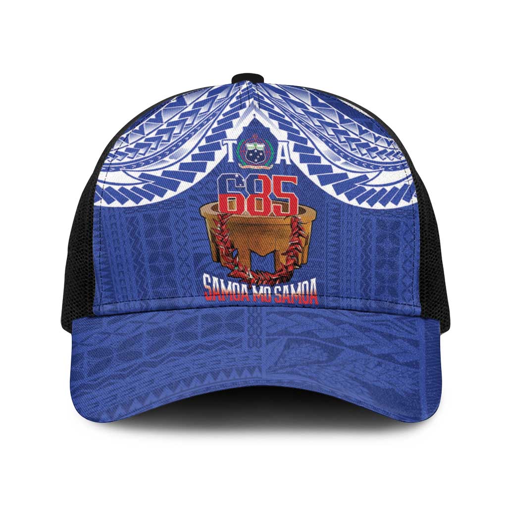 Toa Samoa Rugby Baseball Net Cap 685 Pride Tanoa Ula Fala - Polynesian Pride