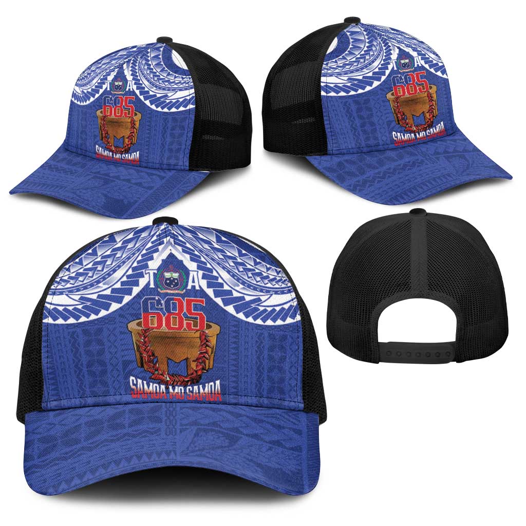 Toa Samoa Rugby Baseball Net Cap 685 Pride Tanoa Ula Fala - Polynesian Pride