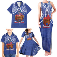 Toa Samoa Rugby Family Matching Tank Maxi Dress and Hawaiian Shirt 685 Pride Tanoa Ula Fala LT14 - Polynesian Pride