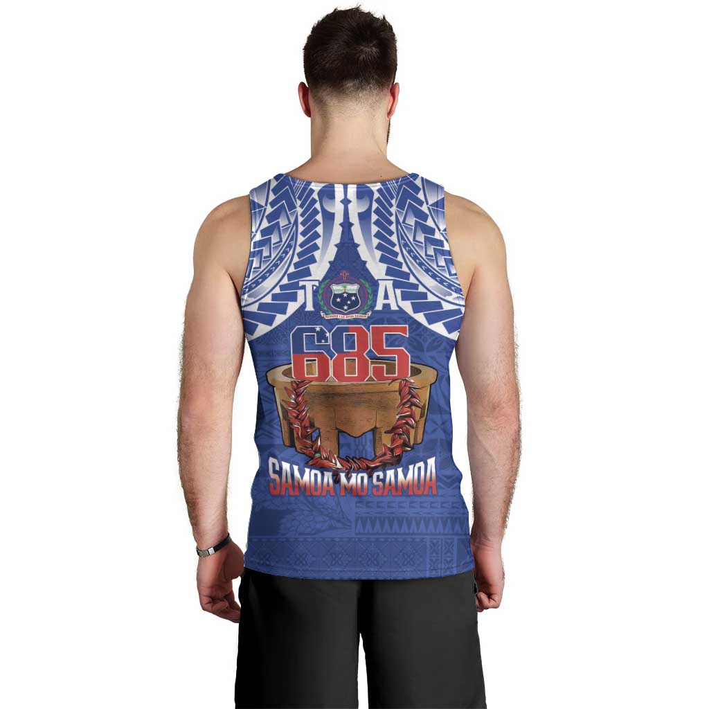 Toa Samoa Rugby Men Tank Top 685 Pride Tanoa Ula Fala LT14 - Polynesian Pride