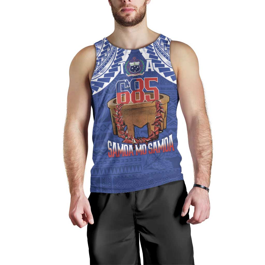 Toa Samoa Rugby Men Tank Top 685 Pride Tanoa Ula Fala LT14 - Polynesian Pride