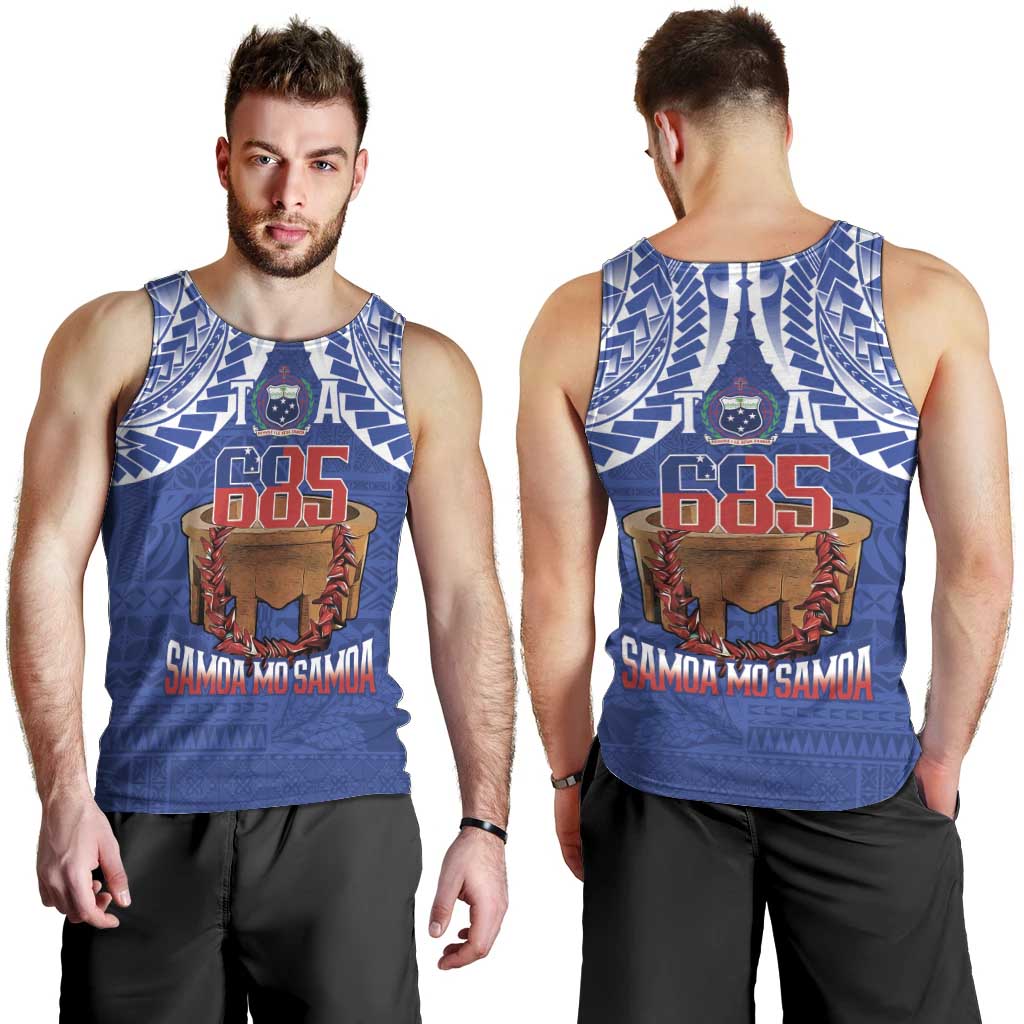 Toa Samoa Rugby Men Tank Top 685 Pride Tanoa Ula Fala LT14 - Polynesian Pride