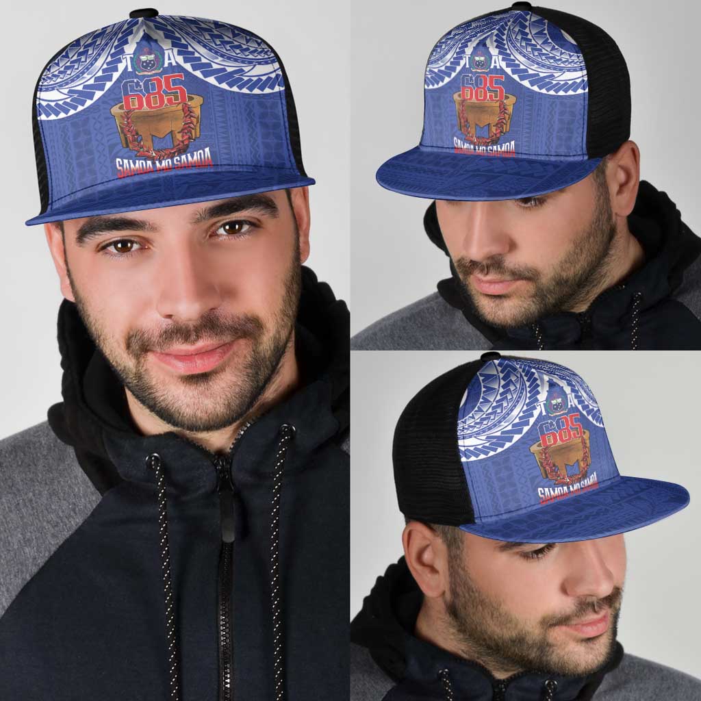 Toa Samoa Rugby Mesh Trucker Cap 685 Pride Tanoa Ula Fala - Polynesian Pride