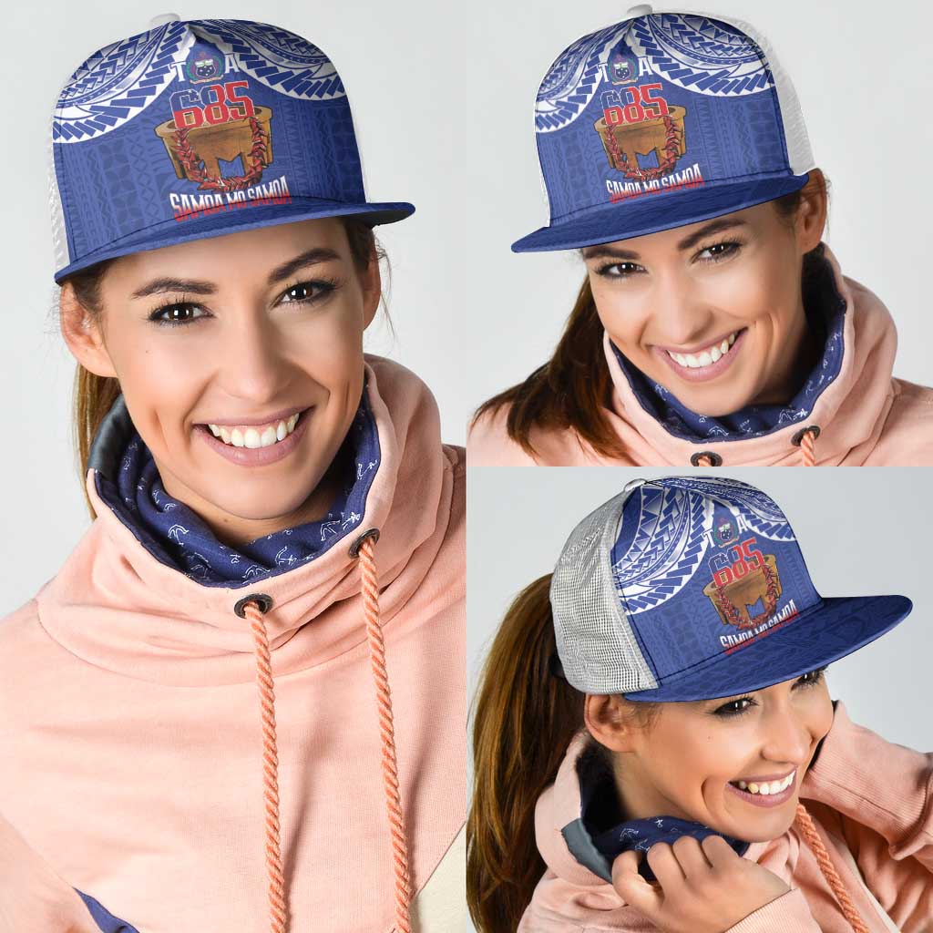 Toa Samoa Rugby Mesh Trucker Cap 685 Pride Tanoa Ula Fala - Polynesian Pride