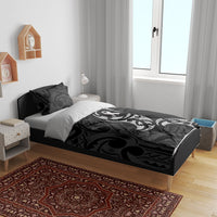 White Ribbon Day New Zealand Bedding Set Aotearoa Maori Pattern LT14 - Polynesian Pride