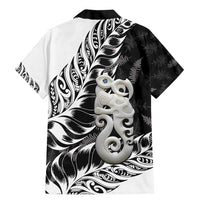 Aotearoa Manaia NZ Maori Silver Fern Family Matching Mermaid Dress and Hawaiian Shirt LT14 - Polynesian Pride