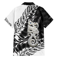 Aotearoa Manaia NZ Maori Silver Fern Family Matching Puletasi and Hawaiian Shirt LT14 - Polynesian Pride