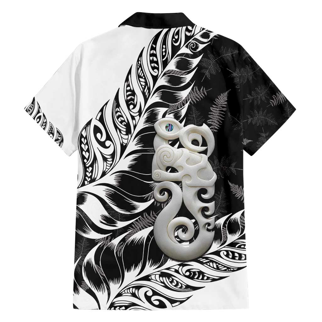 Aotearoa Manaia NZ Maori Silver Fern Family Matching Summer Maxi Dress and Hawaiian Shirt LT14 - Polynesian Pride