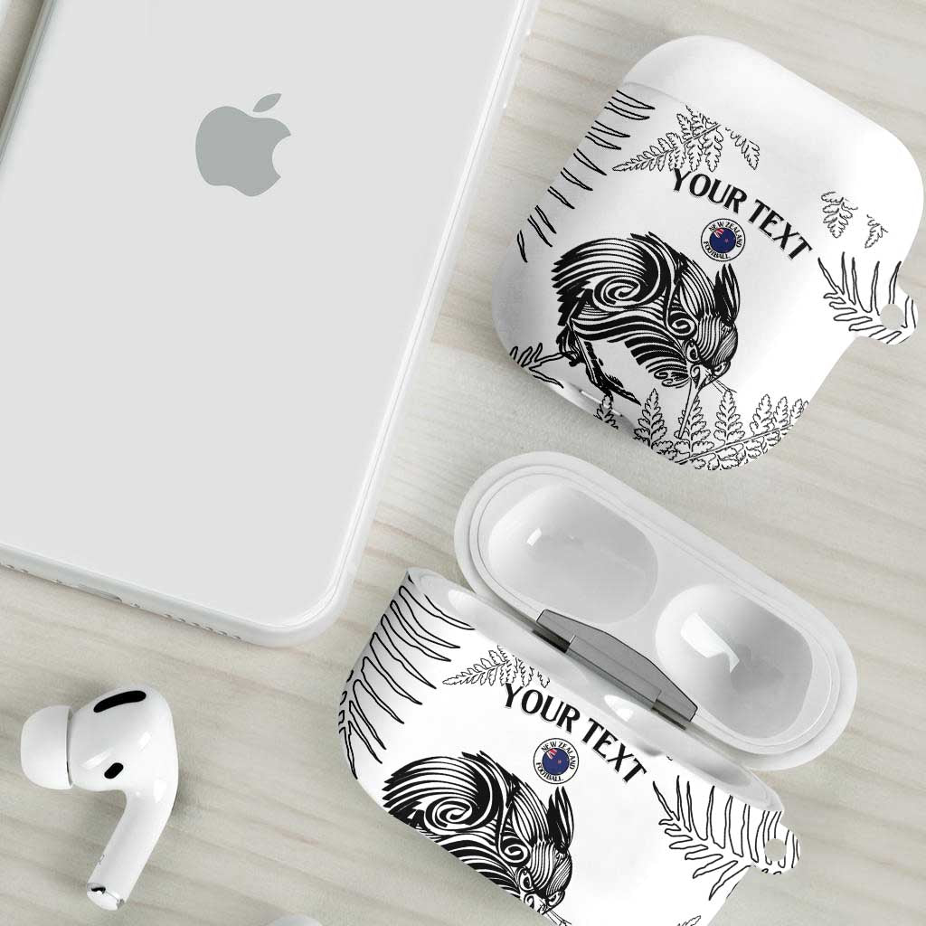 Custom New Zealand Kiwi Football AirPods Case Aotearoa Silver Fern LT14 - Polynesian Pride
