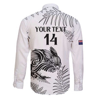 Custom New Zealand Kiwi Football Family Matching Puletasi and Hawaiian Shirt Aotearoa Silver Fern LT14 - Polynesian Pride