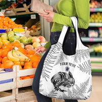 Custom New Zealand Kiwi Football Grocery Bag Aotearoa Silver Fern LT14 - Polynesian Pride