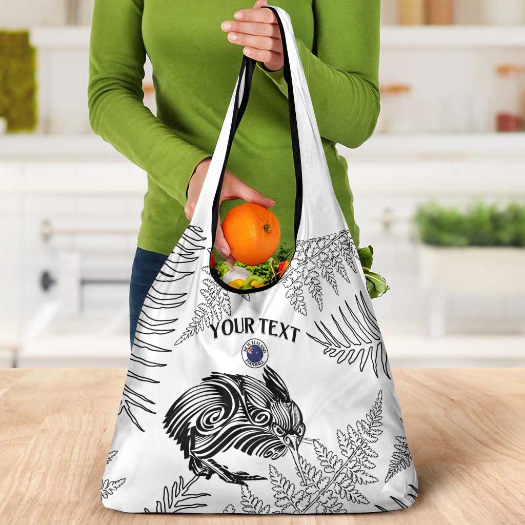 Custom New Zealand Kiwi Football Grocery Bag Aotearoa Silver Fern LT14 - Polynesian Pride
