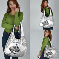 Custom New Zealand Kiwi Football Grocery Bag Aotearoa Silver Fern LT14 - Polynesian Pride