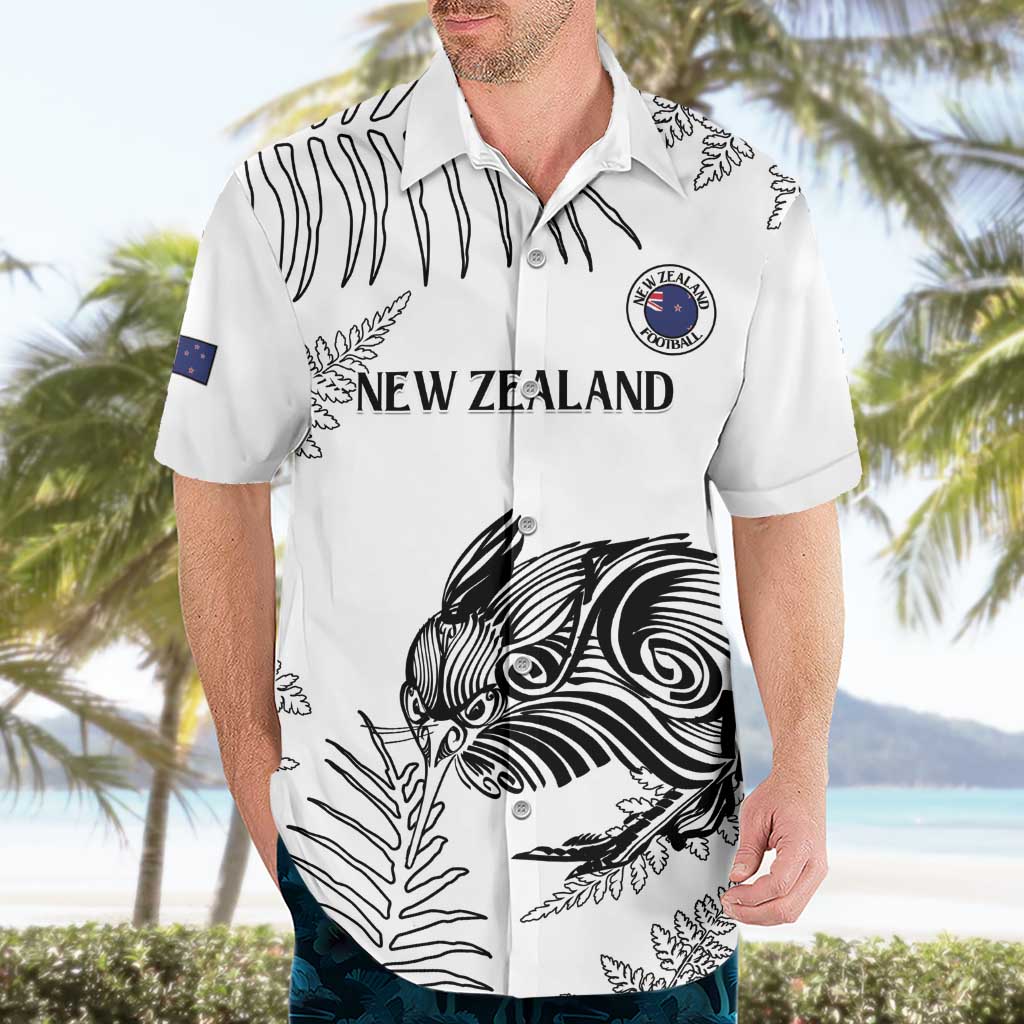 Custom New Zealand Kiwi Football Hawaiian Shirt Aotearoa Silver Fern LT14 - Polynesian Pride