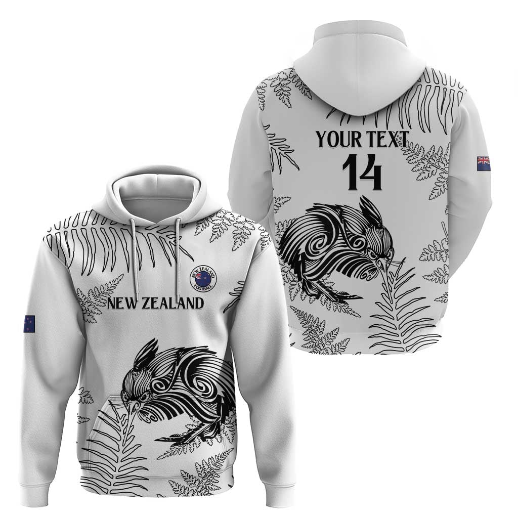 Custom New Zealand Kiwi Football Hoodie Aotearoa Silver Fern LT14 - Polynesian Pride