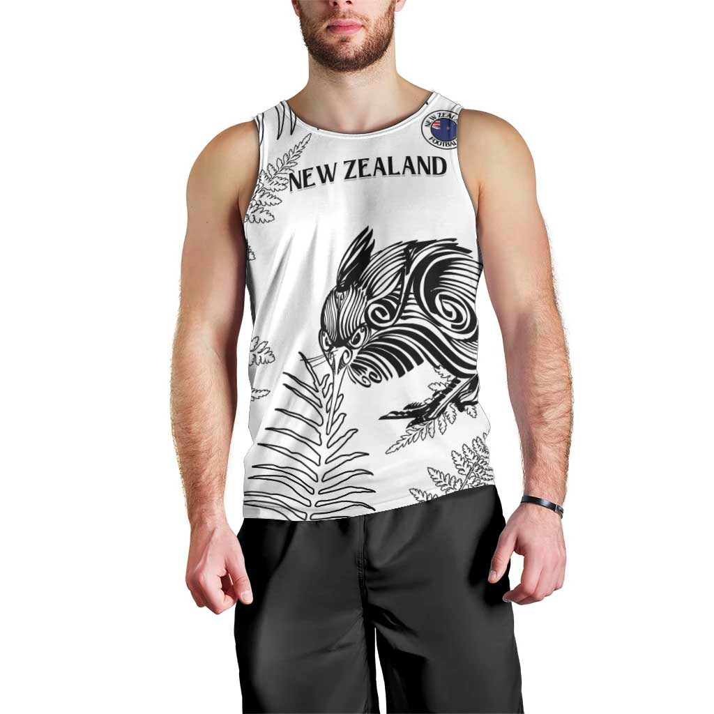 Custom New Zealand Kiwi Football Men Tank Top Aotearoa Silver Fern LT14 - Polynesian Pride