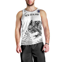 Custom New Zealand Kiwi Football Men Tank Top Aotearoa Silver Fern LT14 - Polynesian Pride