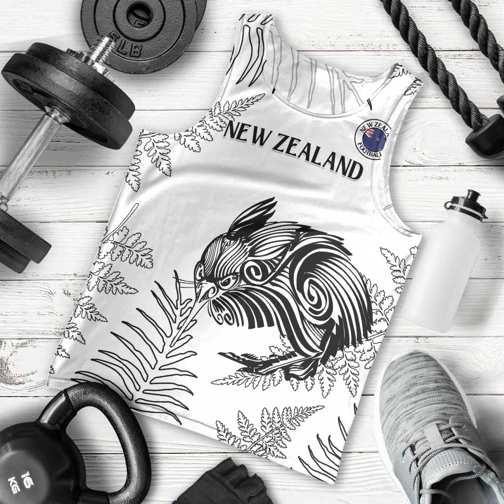 Custom New Zealand Kiwi Football Men Tank Top Aotearoa Silver Fern LT14 - Polynesian Pride