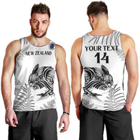 Custom New Zealand Kiwi Football Men Tank Top Aotearoa Silver Fern LT14 - Polynesian Pride
