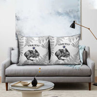 Custom New Zealand Kiwi Football Pillow Cover Aotearoa Silver Fern LT14 - Polynesian Pride