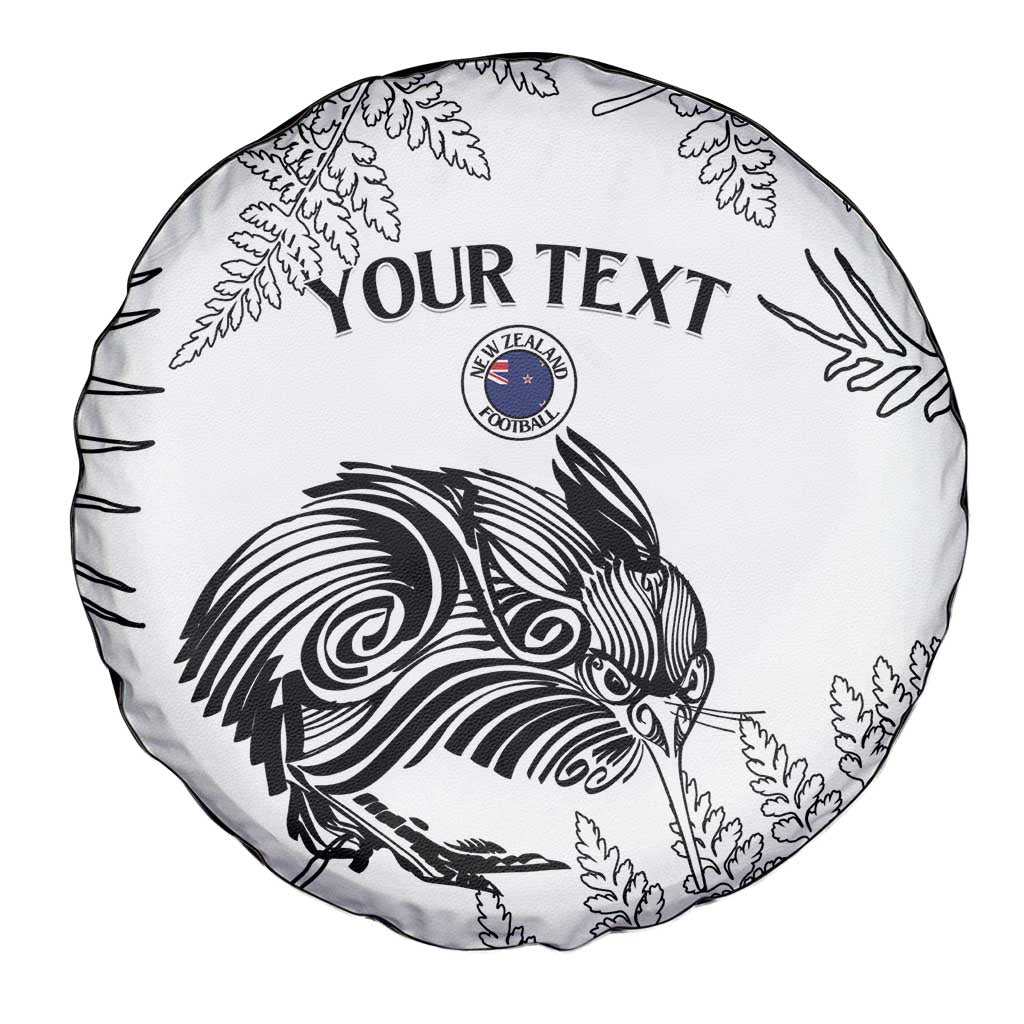 Custom New Zealand Kiwi Football Spare Tire Cover Aotearoa Silver Fern LT14 - Polynesian Pride