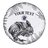 Custom New Zealand Kiwi Football Spare Tire Cover Aotearoa Silver Fern LT14 - Polynesian Pride