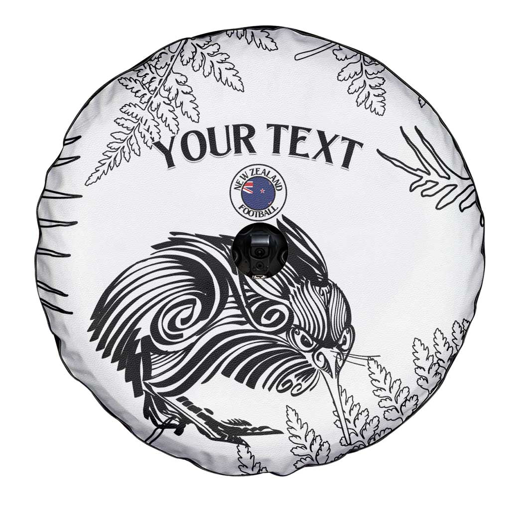 Custom New Zealand Kiwi Football Spare Tire Cover Aotearoa Silver Fern LT14 - Polynesian Pride
