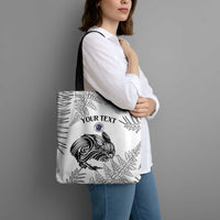 Custom New Zealand Kiwi Football Tote Bag Aotearoa Silver Fern LT14 - Polynesian Pride