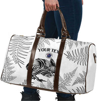Custom New Zealand Kiwi Football Travel Bag Aotearoa Silver Fern LT14 - Polynesian Pride