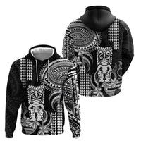 Hawaii Ku God Hoodie Kakau Mix Polynesian Tattoo