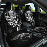 Black Hawaii Kanaloa God Car Seat Cover Hawaiian Octopus LT14 One Size Black - Polynesian Pride