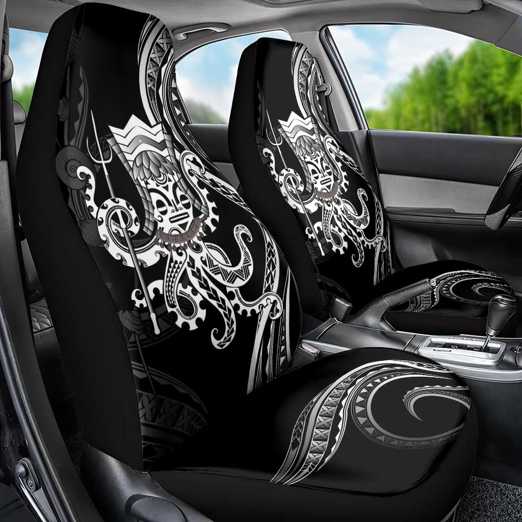 Black Hawaii Kanaloa God Car Seat Cover Hawaiian Octopus LT14 - Polynesian Pride