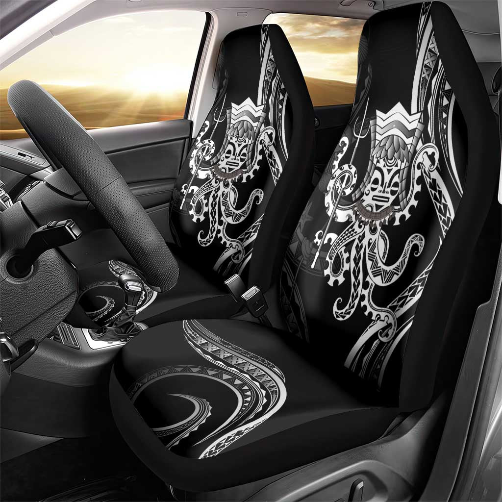 Black Hawaii Kanaloa God Car Seat Cover Hawaiian Octopus LT14 - Polynesian Pride