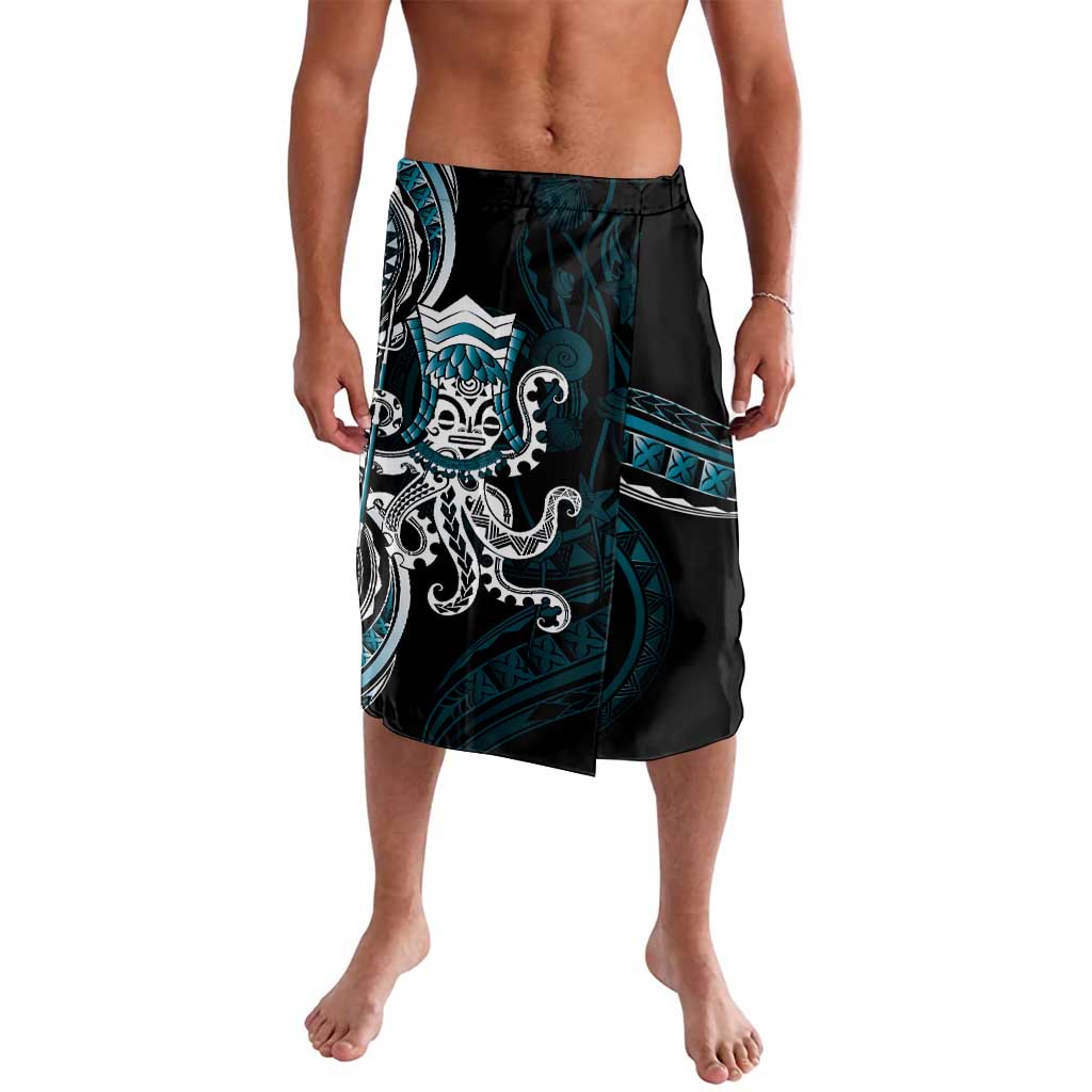 Turquoise Hawaii Kanaloa God Lavalava Hawaiian Octopus LT14 Turquoise - Polynesian Pride