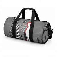 New Zealand ANZAC Day Duffle Bag 25th April Silver Fern With Poppy