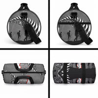 New Zealand ANZAC Day Duffle Bag 25th April Silver Fern With Poppy