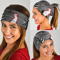 New Zealand ANZAC Day Neck Gaiter 25th April Silver Fern With Poppy LT14 - Polynesian Pride