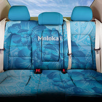 Aloha Hawaii Molokai Island Back Car Seat Cover Hibiscus Tribal Honu Hawaiian Tattoo LT14 One Size Blue - Polynesian Pride