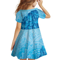 Aloha Hawaii Molokai Island Family Matching Short Sleeve Bodycon Dress and Hawaiian Shirt Hibiscus Tribal Honu Hawaiian Tattoo LT14 - Polynesian Pride