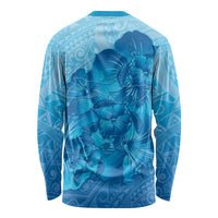 Aloha Hawaii Molokai Island Long Sleeve Shirt Hibiscus Tribal Honu Hawaiian Tattoo LT14 - Polynesian Pride