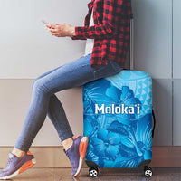 Aloha Hawaii Molokai Island Luggage Cover Hibiscus Tribal Honu Hawaiian Tattoo LT14 - Polynesian Pride