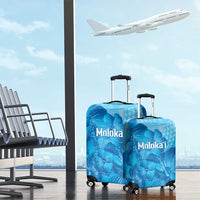 Aloha Hawaii Molokai Island Luggage Cover Hibiscus Tribal Honu Hawaiian Tattoo LT14 - Polynesian Pride