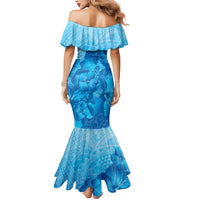 Aloha Hawaii Molokai Island Mermaid Dress Hibiscus Tribal Honu Hawaiian Tattoo LT14 - Polynesian Pride