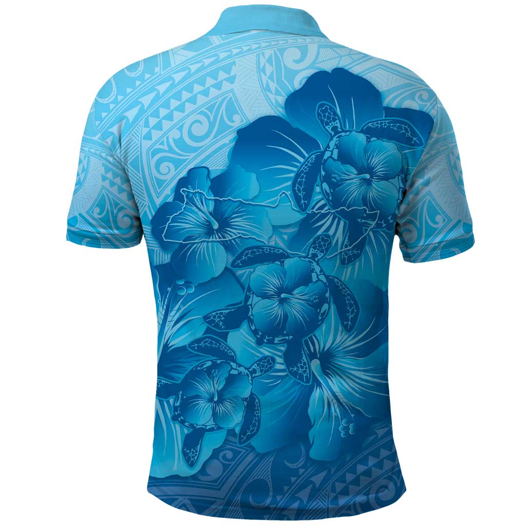 Aloha Hawaii Molokai Island Polo Shirt Hibiscus Tribal Honu Hawaiian Tattoo LT14 - Polynesian Pride