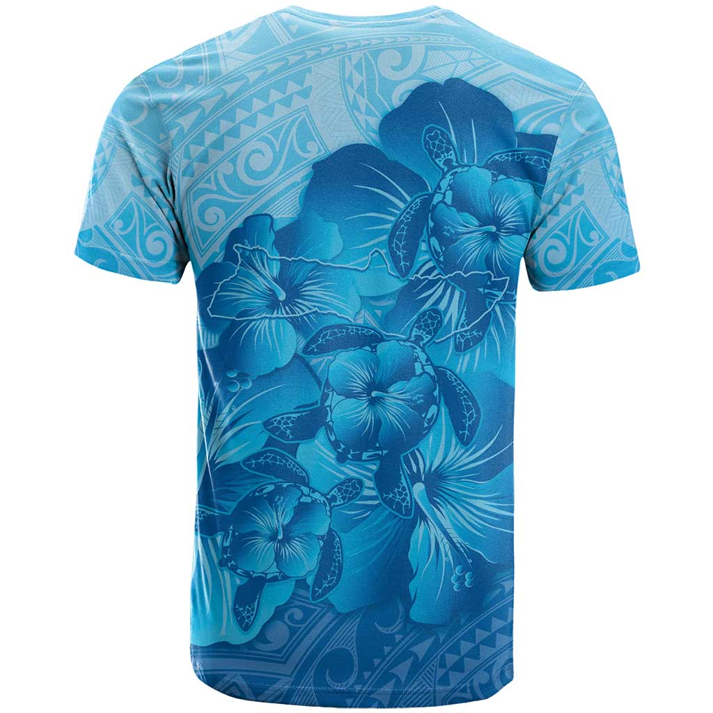 Aloha Hawaii Molokai Island T Shirt Hibiscus Tribal Honu Hawaiian Tattoo LT14 - Polynesian Pride