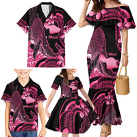 Aloha Hawaii Maui Family Matching Mermaid Dress and Hawaiian Shirt Valley Isle Humpback Whale Black LT14 - Polynesian Pride