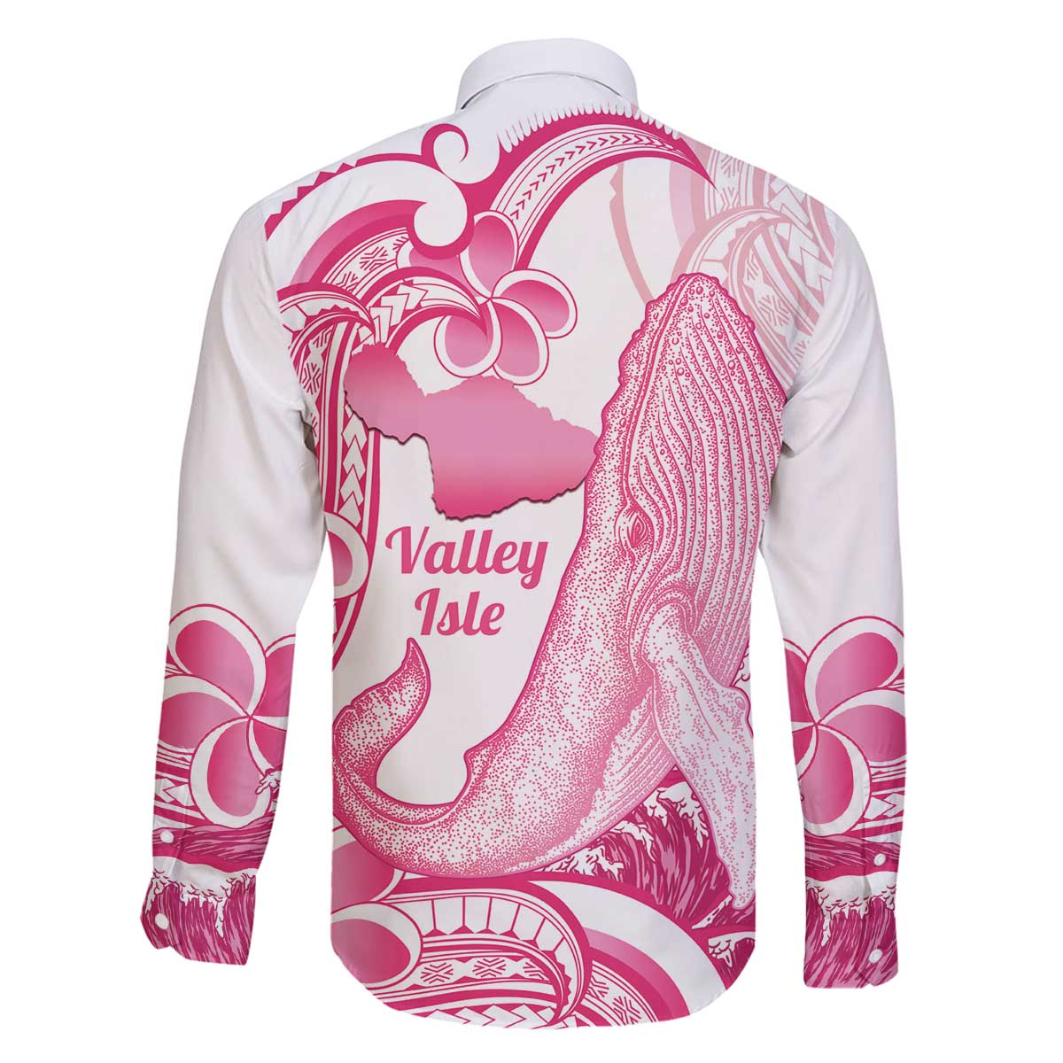 Aloha Hawaii Maui Family Matching Off The Shoulder Long Sleeve Dress and Hawaiian Shirt Valley Isle Humpback Whale White