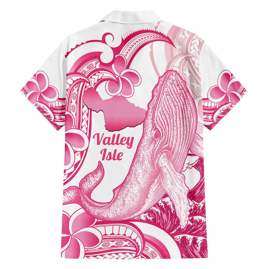 Aloha Hawaii Maui Family Matching Short Sleeve Bodycon Dress and Hawaiian Shirt Valley Isle Humpback Whale White